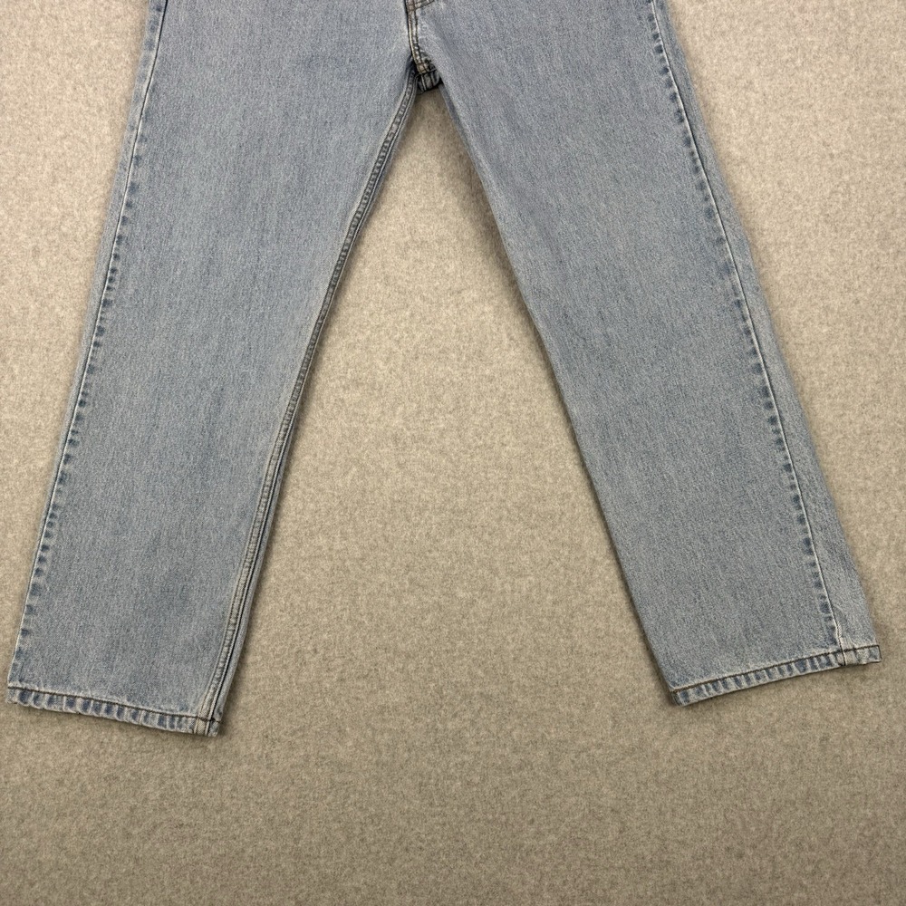 Vintage Levis Jeans Mens 38x30 Light Wash 505 Regular Straight Leg Y2K Denim - Picture 3 of 14